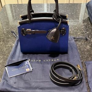 Ralph Lauren Women's Royal Blue Mini Bag